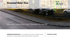 Desktop Screenshot of gromstad-motor-stoa.no