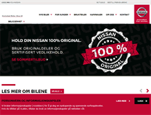 Tablet Screenshot of nissan.gromstad-motor-stoa.no